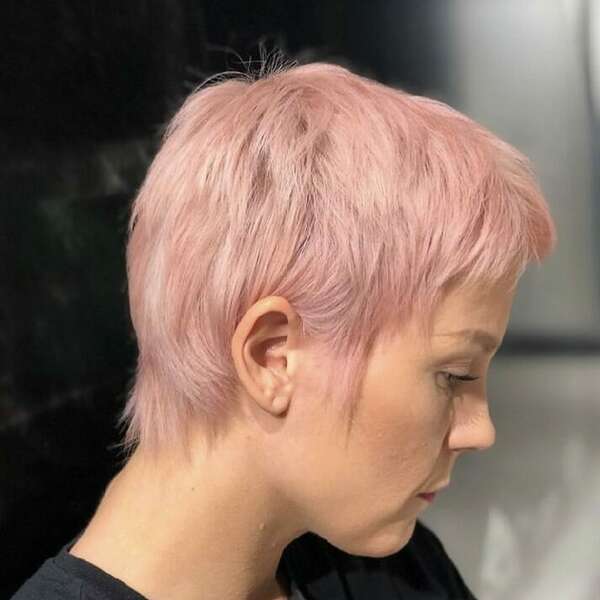 Rosa hår karo