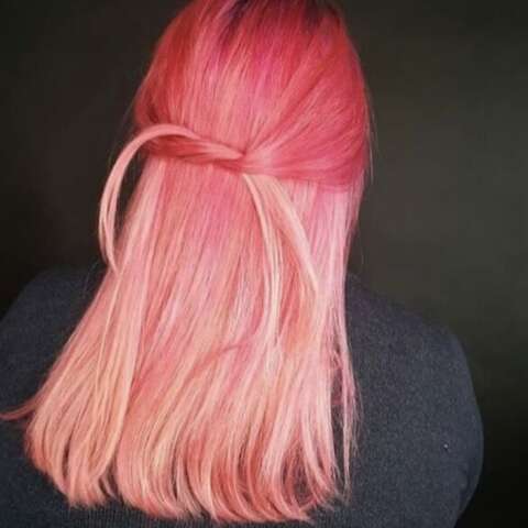 Pink hair june